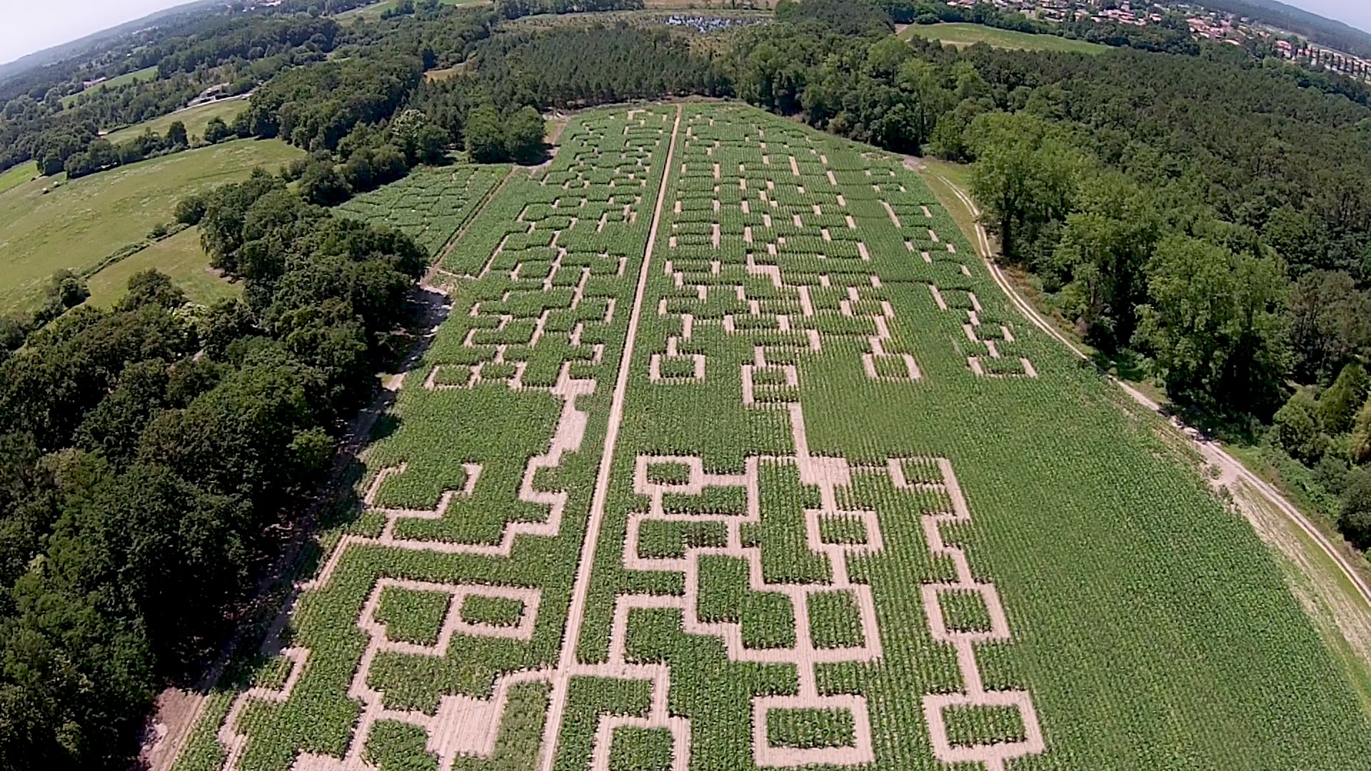 Vue du labyrinthe