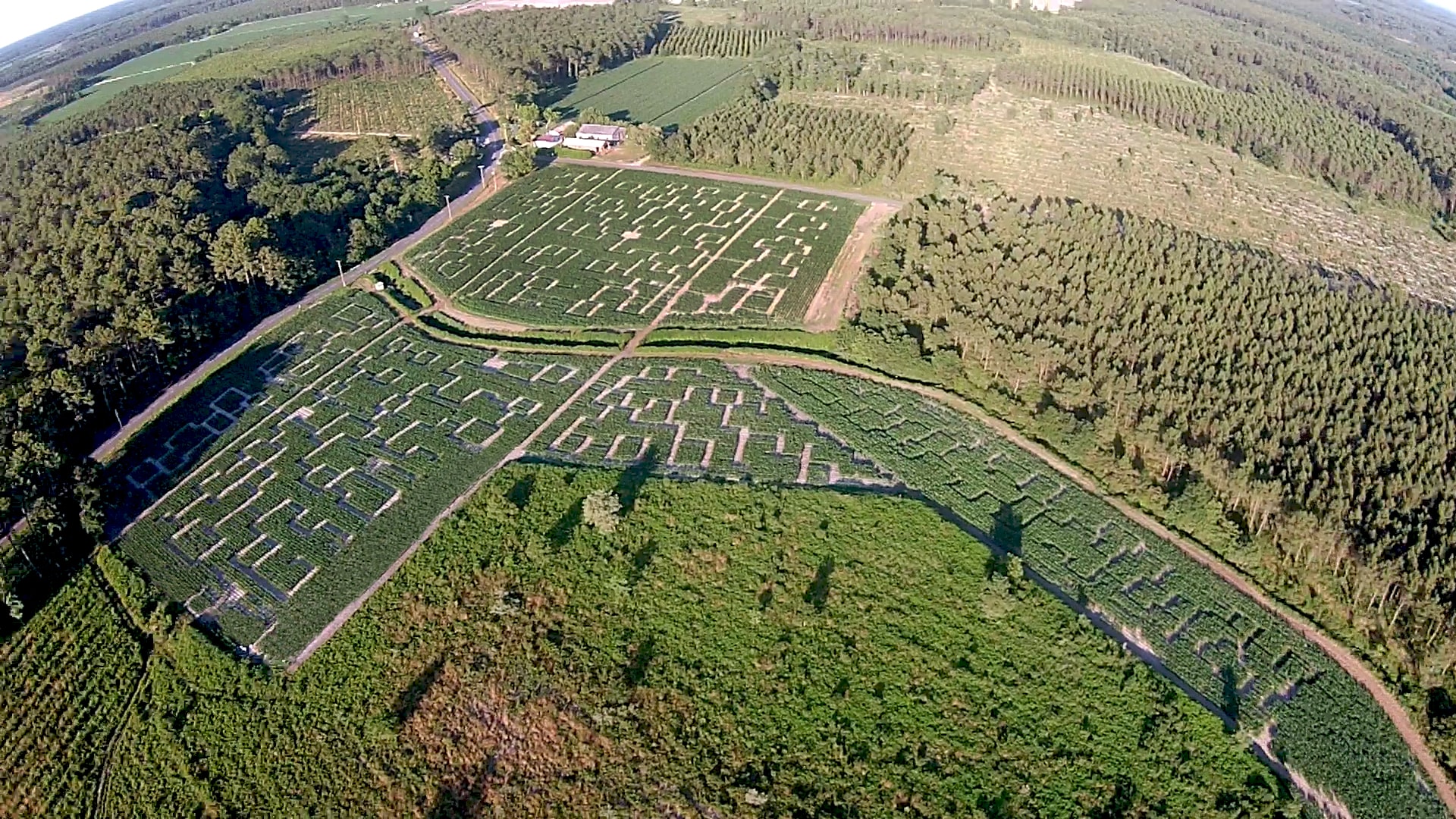 Vue du labyrinthe
