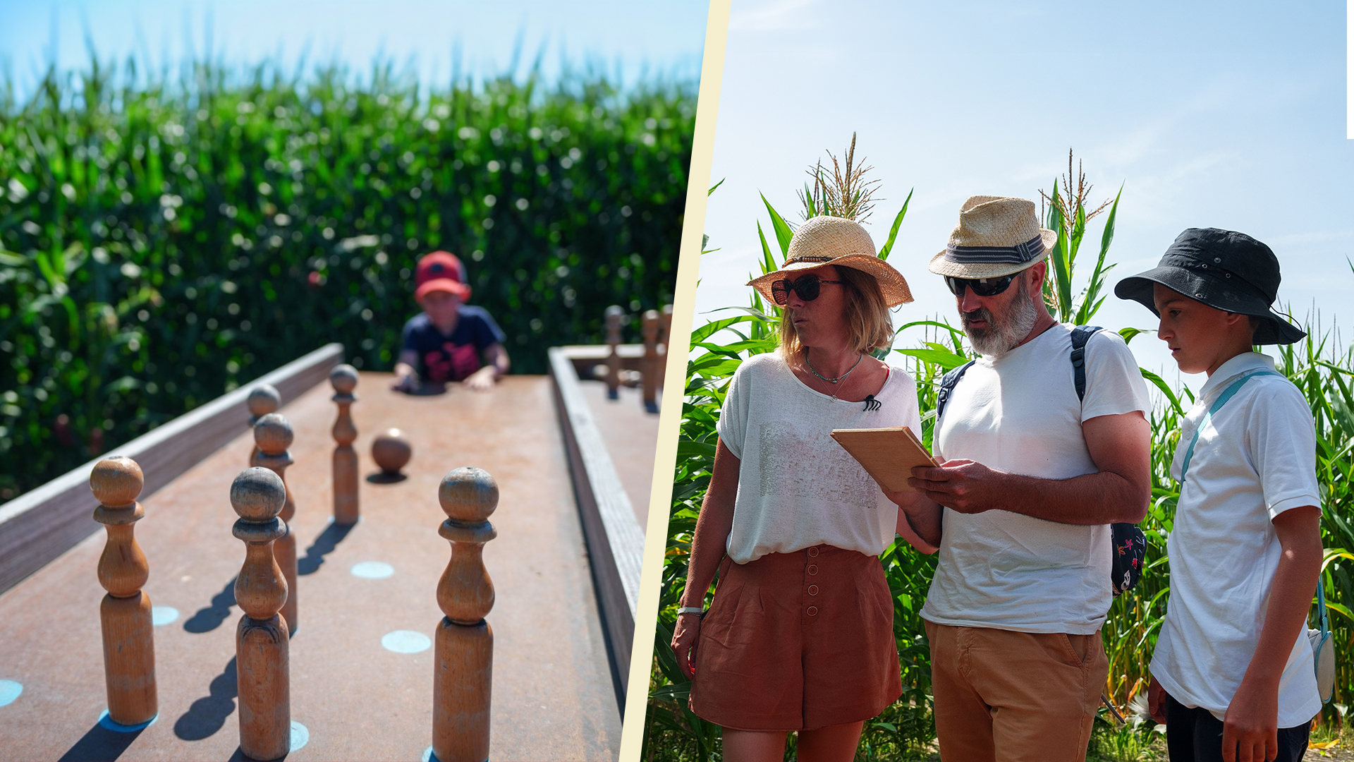 Photo offre duo pop corn labyrinthe