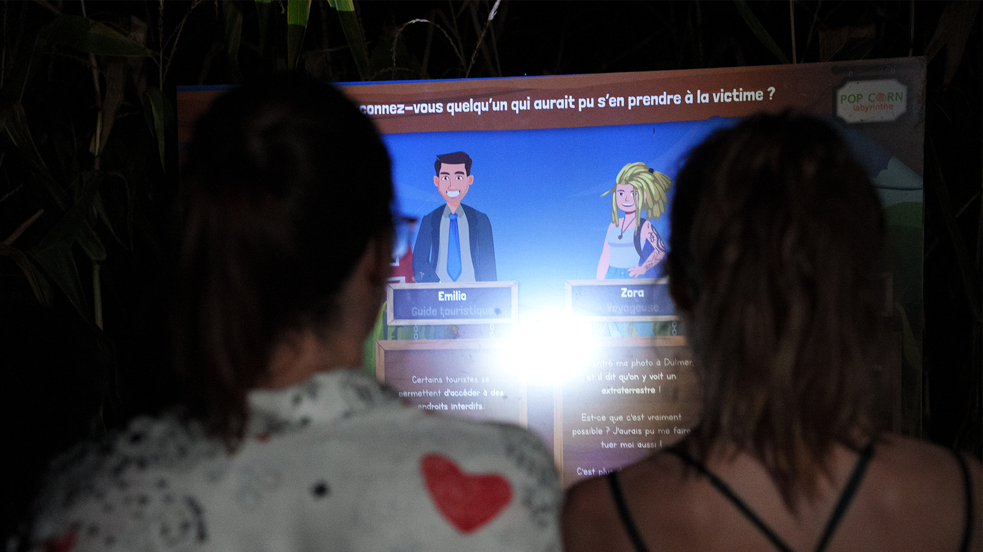 Photo corn murder party nocturne pop corn labyrinthe