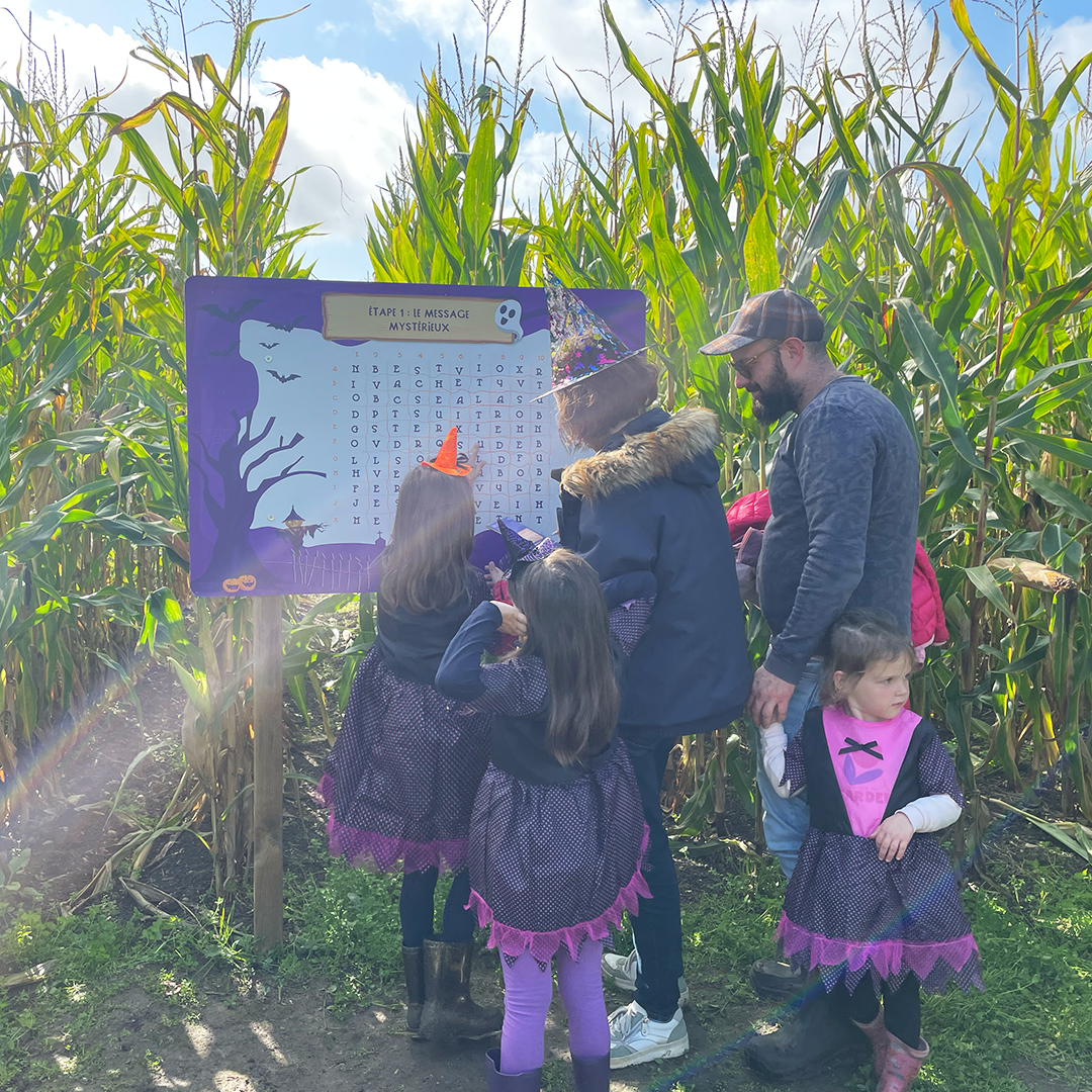Gros plan halloween jeudepiste pop corn labyrinthe