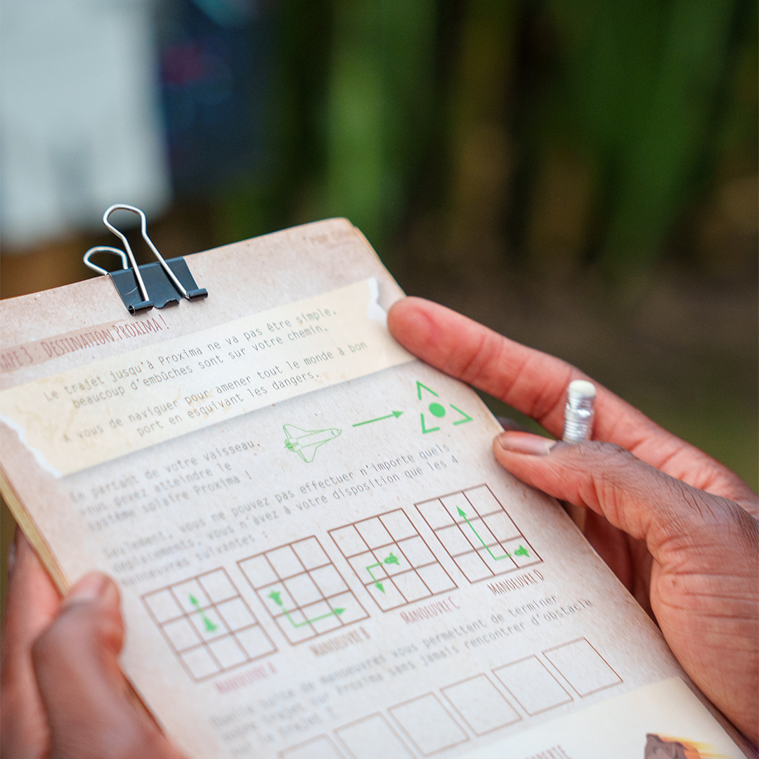 Gros plan jeudepiste pop corn labyrinthe