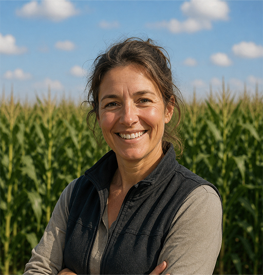 Agricultrice popcornlabyrinthe