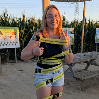 Photo recrutement pop corn labyrinthe romane