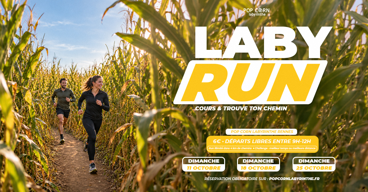 LabyRun « Cours & Trouve ton chemin » – Pop Corn Labyrinthe Rennes